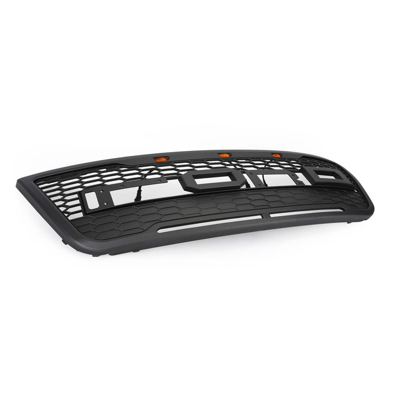 Grill for 2012-2015 Ford Explorer Front Bumper Grille with LED Matte Black