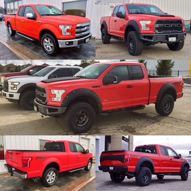 Raptor Style Grille For 2015-2017 Ford F150 Front Grill Matte Black With Letters & LED Lights