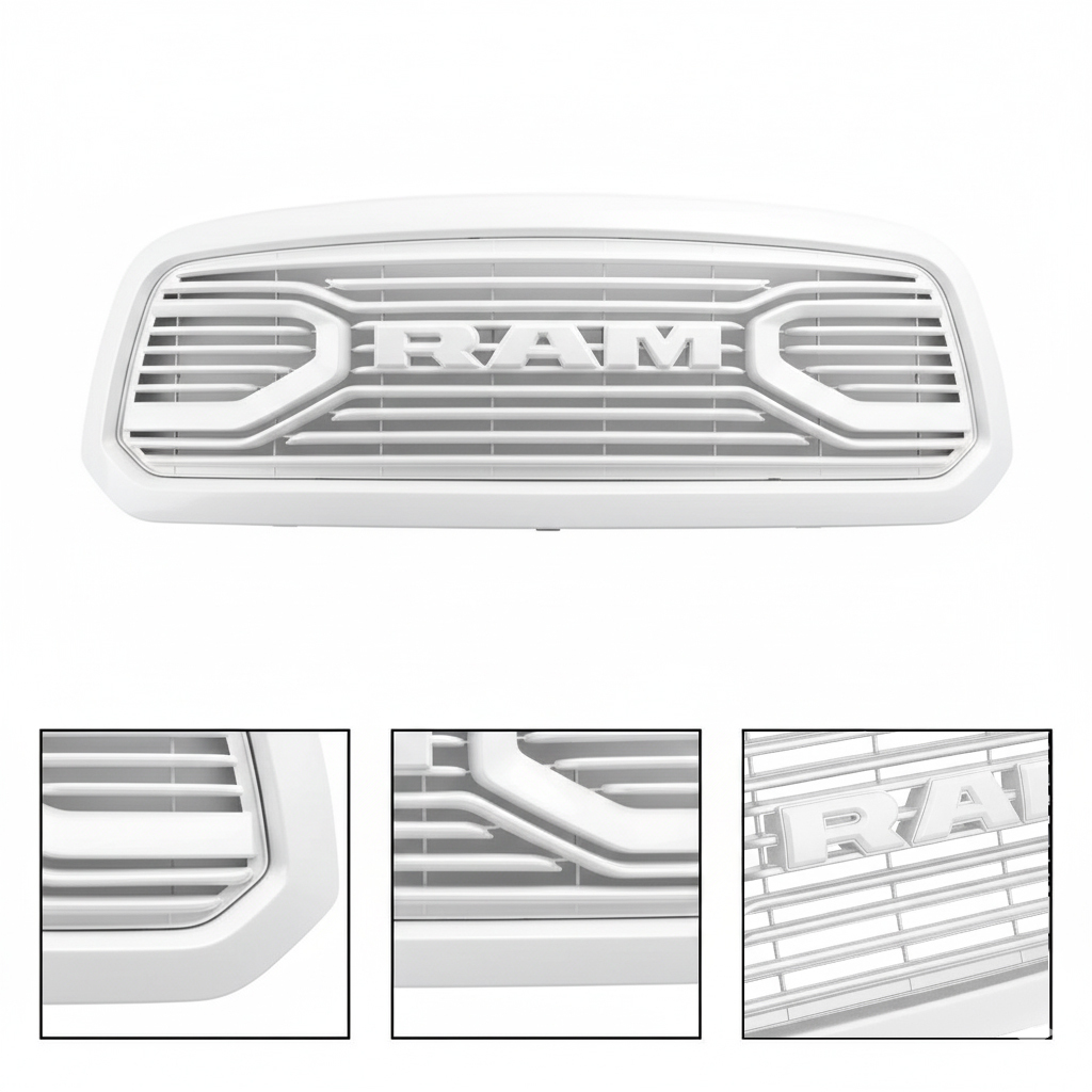 Black Friday Sale Front Grille For 2013-2018 Dodge Ram 1500 Grill Big Horn Style Mesh Bright White