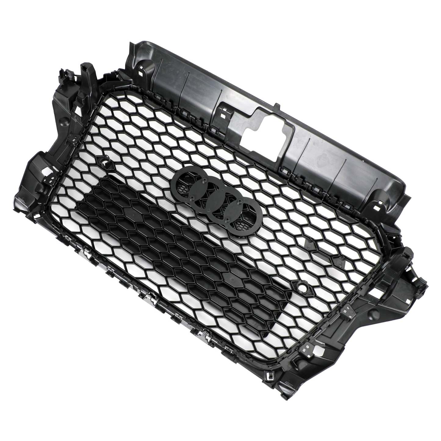 For 2013-2016 Audi A3 S3 8V Rs Style Grille Gloss Black Honeycomb Radiator Grill