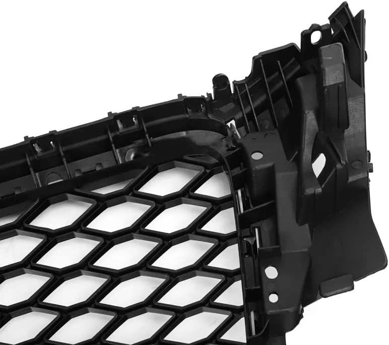 for audi A4 S4 B8 2008-2012 RS Style Honeycomb Front Bumper Grill Grille Gloss Black