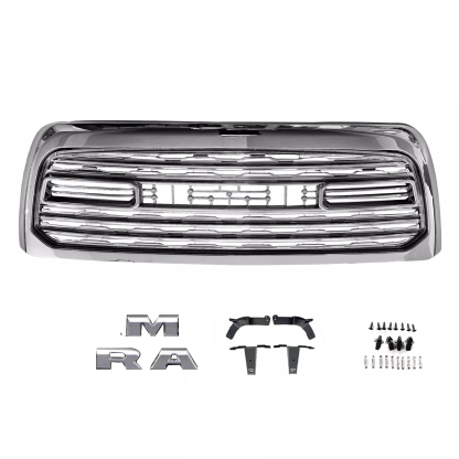 Chrome Front Grill For 2013-2018 Dodge Ram 2500 3500 Grille LTD Style Mesh with Letter
