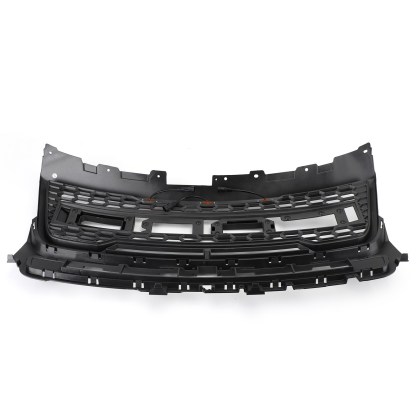 For 2016-2017 Ford Explorer Grill Raptor Style Front Grille With LED Lights Matte Black
