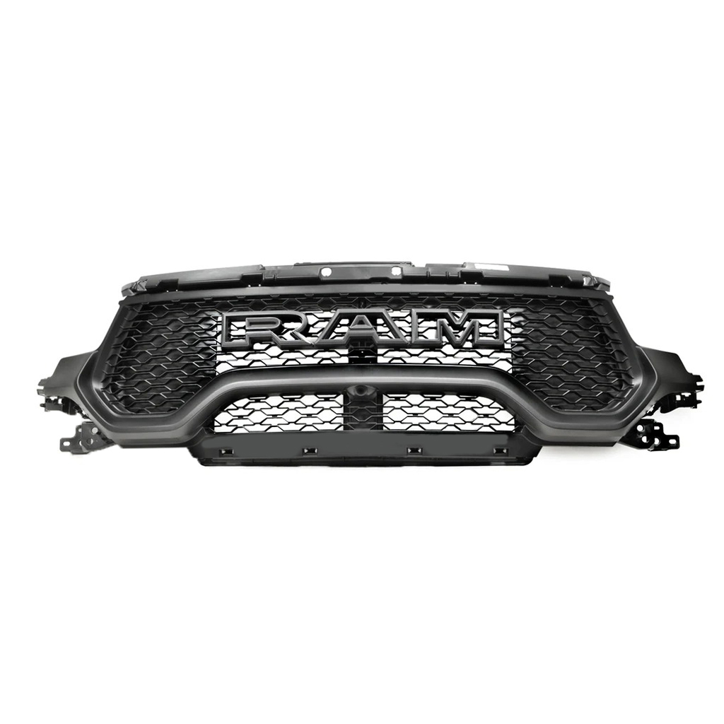 For 2021-2024 Dodge Ram 1500 Trx Front Upper Grille Grill Matte Black