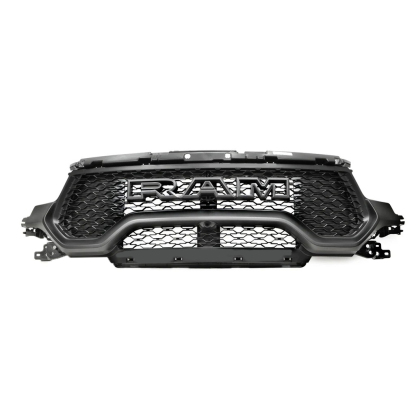 For 2021-2024 Dodge Ram 1500 Trx Front Upper Grille Grill Matte Black