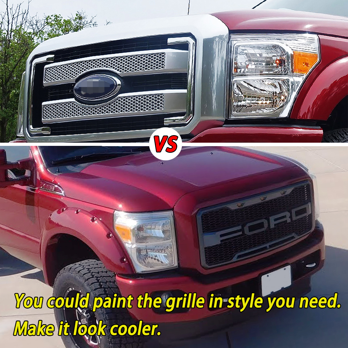 Black Friday Sale Front Grille for 2011-2016 F250 F350 F450 F550 Super Duty Raptor Style Grill With LED Light