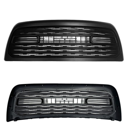 Matte Balck Front Grill For 2013-2018 Dodge Ram 2500 3500 Grille LTD Style Mesh with Letter 