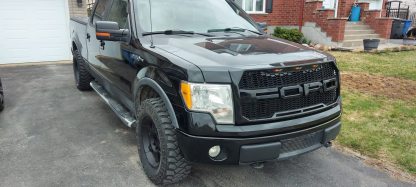Raptor Style Front Grill Hood Grille For Ford F150 F-150 2009-2014 Glossy Black
