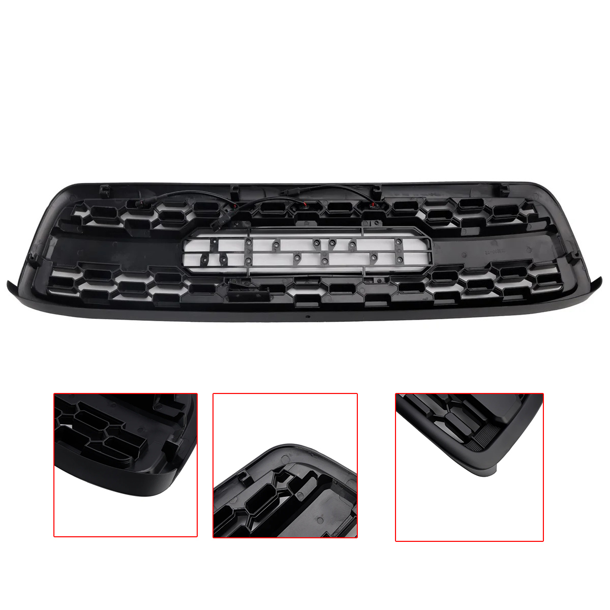 For 2000-2002 Toyota Tundra Grill Front Grille Mesh with LED light & Letters