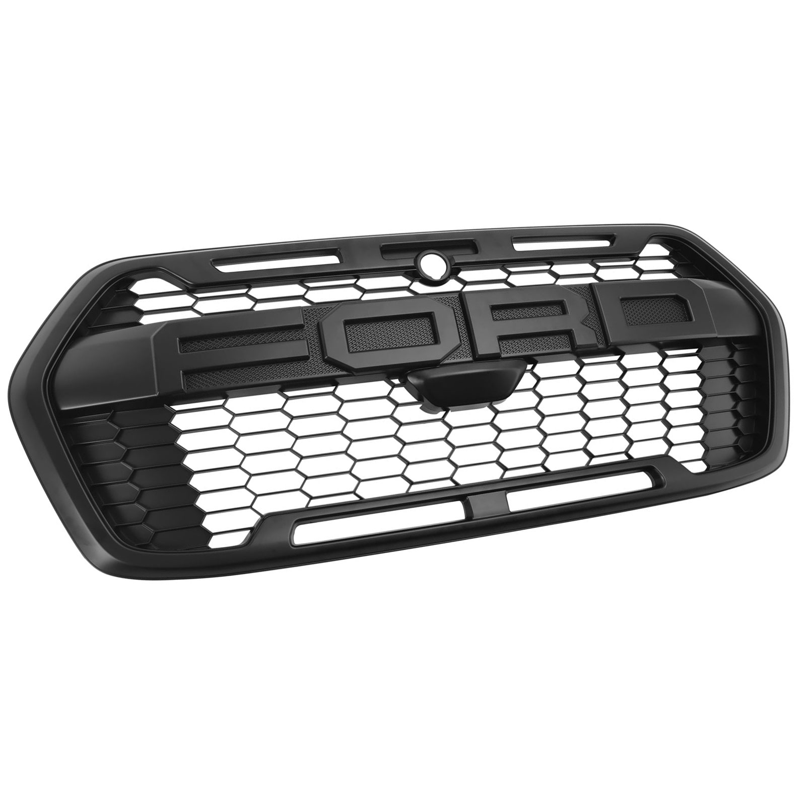For 2019-2024 Ford Transit MK8 Trail Raptor Style Front Grille Replacement Matte Black Grill