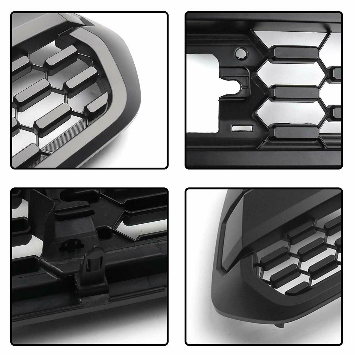 For 2016-2023 Toyota Tacoma Grill Front Bumper Grille With Sensor Cover Matte Black