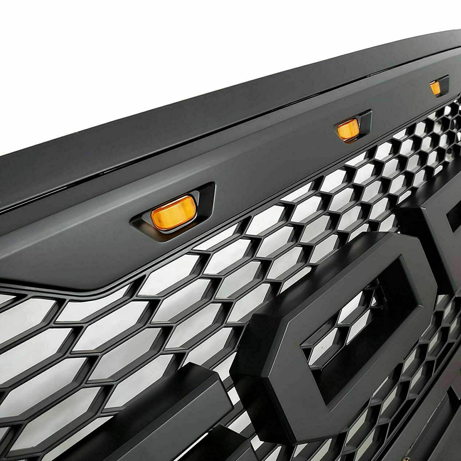 For 2005-2007 F250 F350 Ford Super Duty Grill Front Raptor Style Grille With Letters