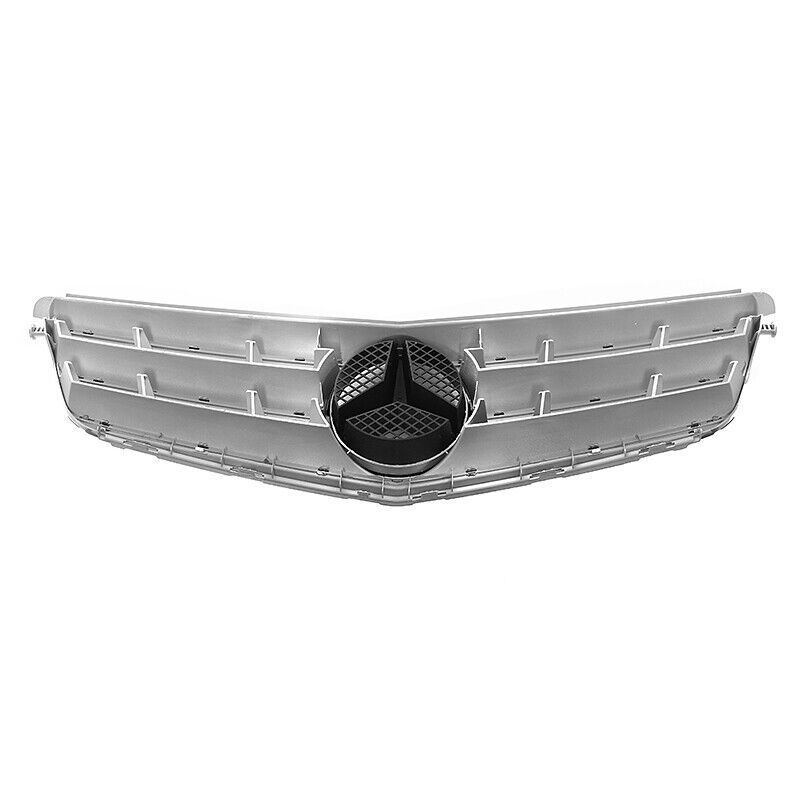 For 2008-2014 Mercedes Benz C-Class W204 C250 C300 C350 Grille Front Grill W/ Star Emblem
