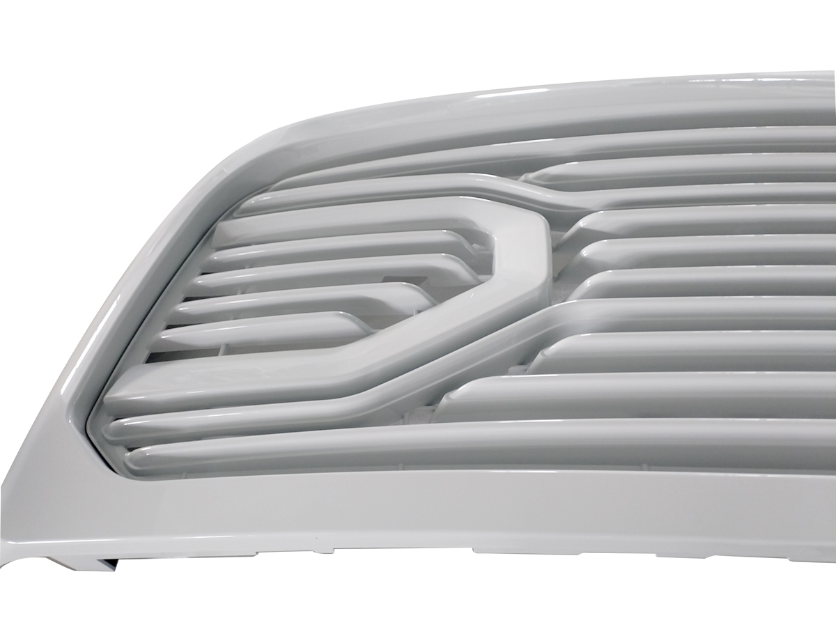 Bright White Front Grill For 2013-2018 Dodge Ram 2500 3500 Grille Big Horn Style Mesh with Letter