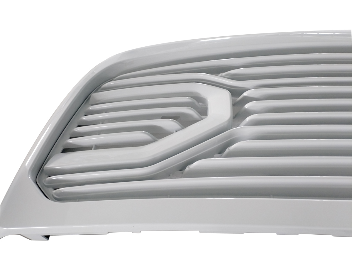 Bright White Front Grill For 2013-2018 Dodge Ram 2500 3500 Grille Big Horn Style Mesh with Letter