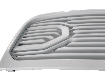 Bright White Front Grill For 2013-2018 Dodge Ram 2500 3500 Grille Big Horn Style Mesh with Letter