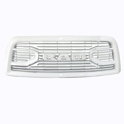 Bright White Front Grill For 2013-2018 Dodge Ram 2500 3500 Grille Big Horn Style Mesh with Letter