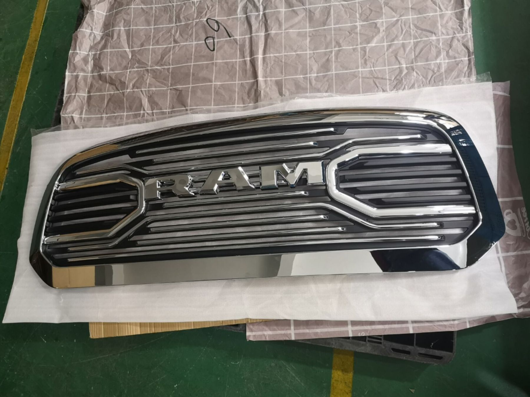 For 2013-2018 Dodge Ram 1500 Front Grille Big Horn Style Grill Chrome