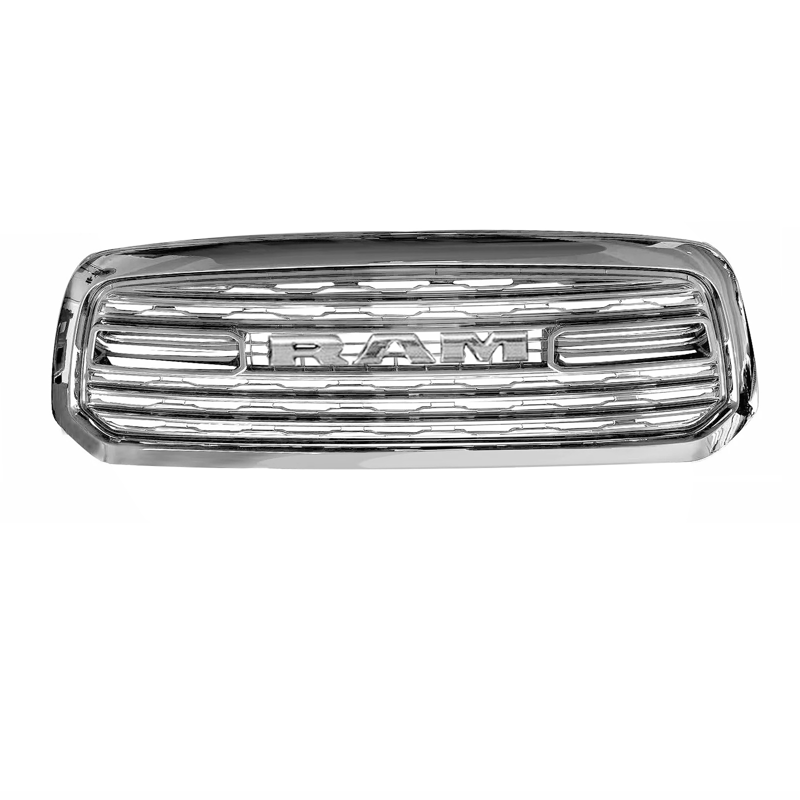 For 2013-2018 Dodge Ram 1500 Grill Limited Style Front Grille Chrome Mesh with Letter
