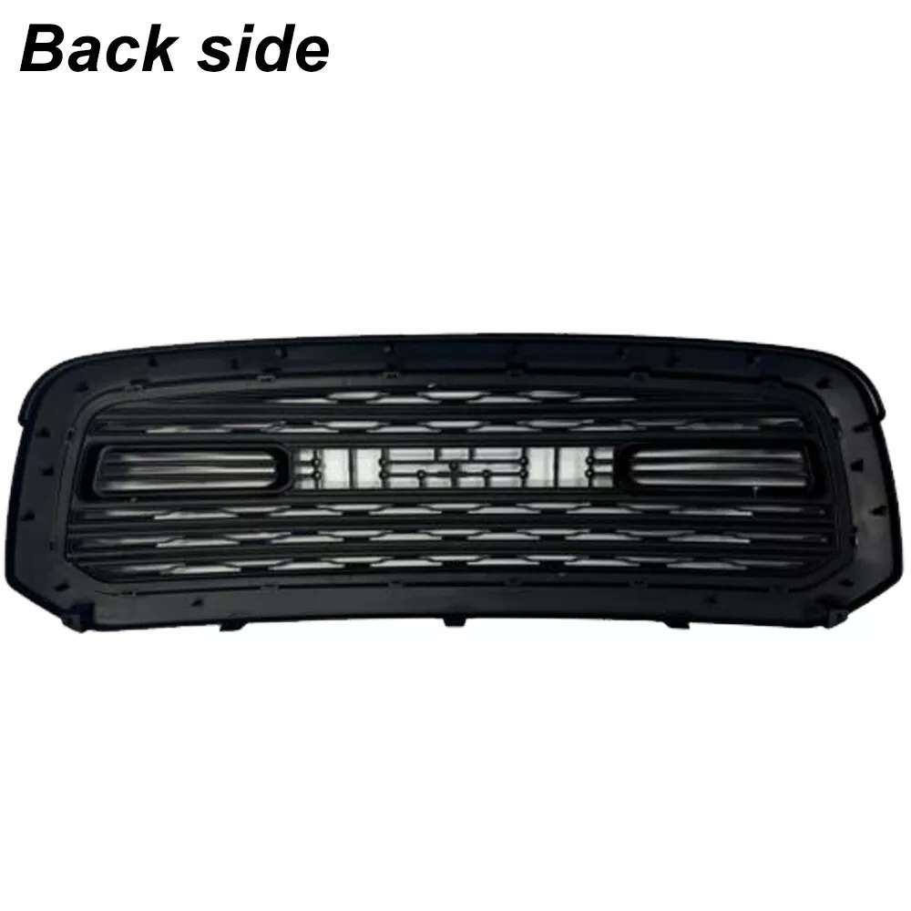 For 2013-2018 Dodge Ram 1500 Grill Limited Style Front Grille with Letter Matte Black