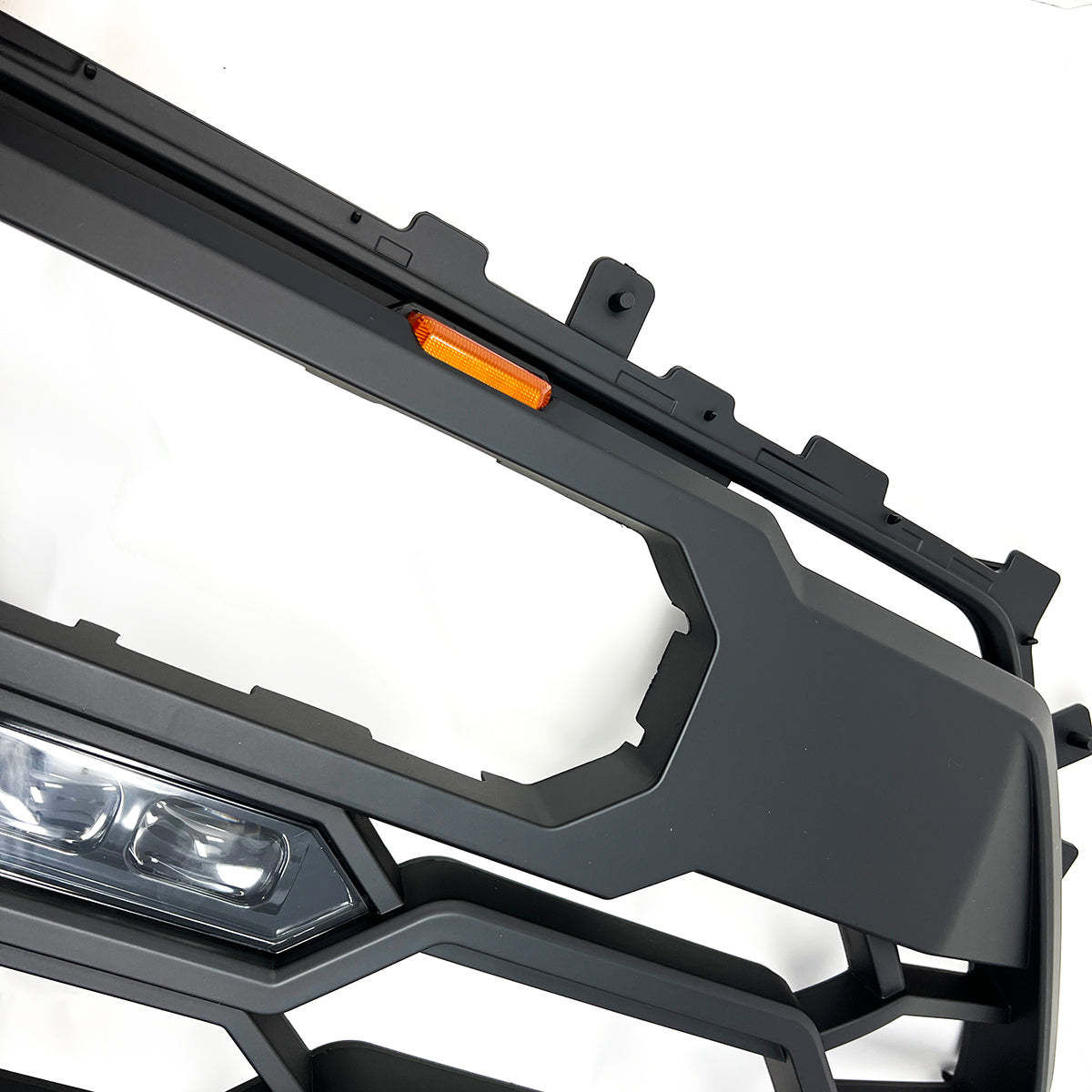 For 2022 2023 Toyota Tundra Trd Pro Grill Front Grille With LED Light & Letter Matte Black