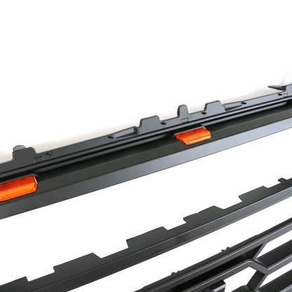 For 2022 2023 Toyota Tundra Trd Pro Grill Front Grille With LED Light & Letter Matte Black