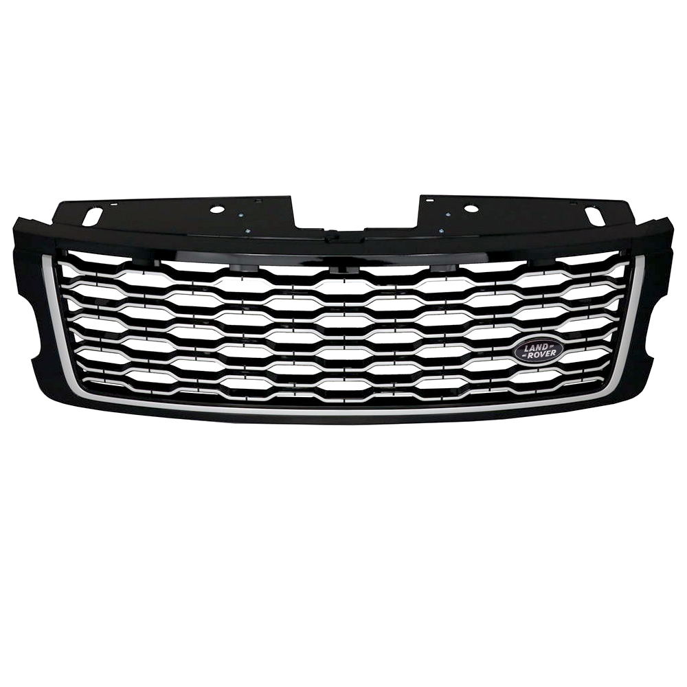 for 2013-2017 Range Rover Vogue L405 Grille Front Grill Silver +Gloss Black