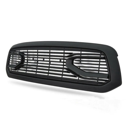 For 2013-2018 Dodge Ram 1500 Grill Big Horn Style Front Grille with Letter Matte Black