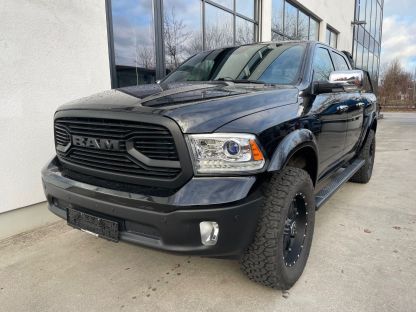 For 2013-2018 Dodge Ram 1500 Grill Big Horn Style Front Grille with Letter Matte Black