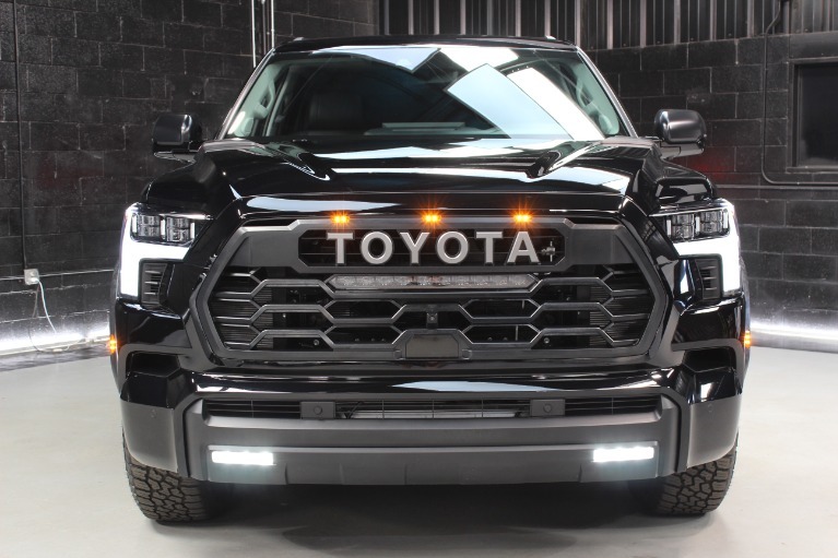 For Toyota Sequoia 2023 2024 Grill Matte Black Front Grille With LED Light & Letter