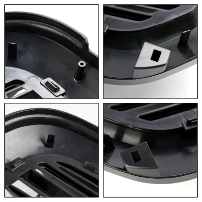 For 2013-2018 Dodge Ram 1500 Front Grille Big Horn Style Grill Glossy Black