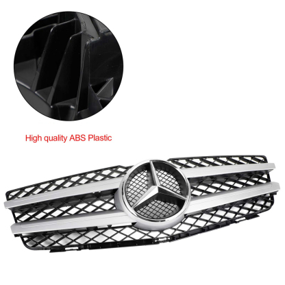 For 2010-2012 Mercedes Benz GLK-Class X204 GLK350 Front Grill W/ Star Emblem Grille