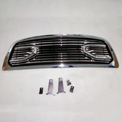 For 2009-2012 Dodge Ram 1500 Front Grille Big Horn Style Grill Chrome with Letter