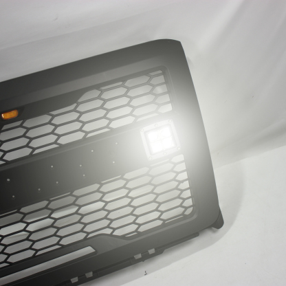 For 2014-2015 Chevrolet Silverado 1500 Grill Front Grille With LED light