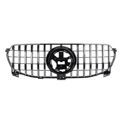 For 2020-2022 Mercedes Benz W167 GLE-Class GLE350 GLE450 GTR Style Grille With Emblem