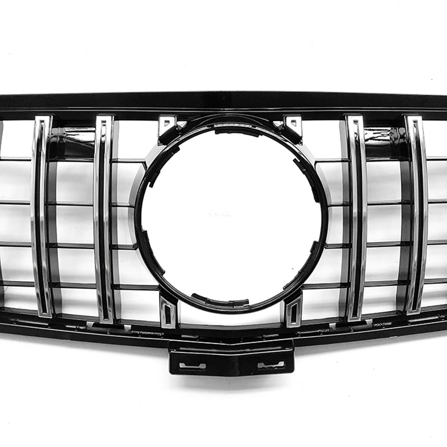 GT Style Front Grille Chrome Black Grill For Mercedes Benz W166 2012-2015 ML-Class ML350 ML400 ML550 ML63AMG