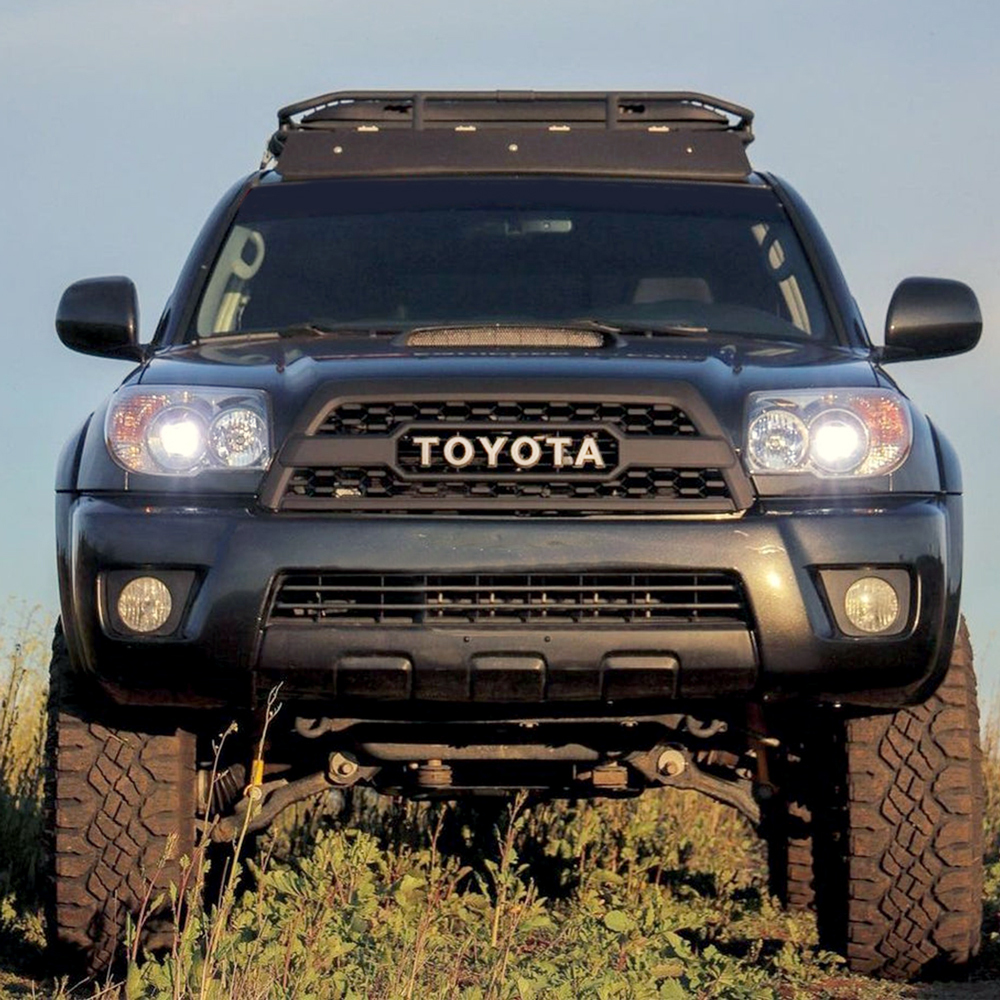 For Toyota 4Runner 2006-2009 TRD PRO Style Front Bumper Grille Grill With Letter