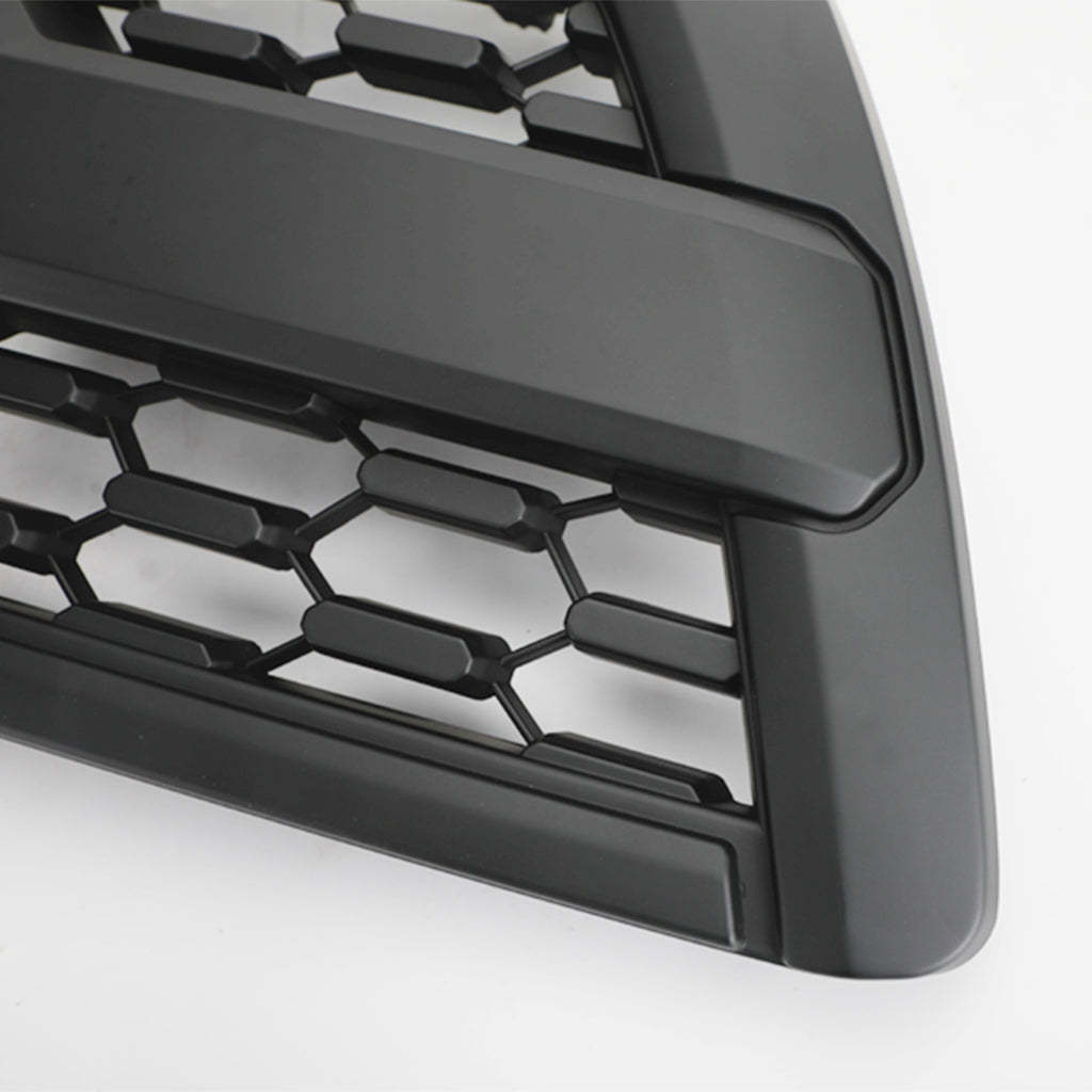 For 2006-2009 Toyota 4Runner Grill Front Grille With Led Light Matte Black