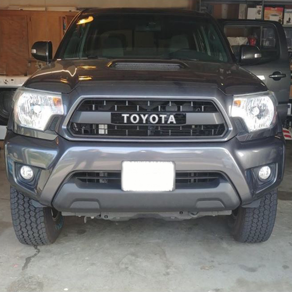 For 2012-2015 Toyota Tacoma TRD Pro Grill Front Grille Mesh with Letter