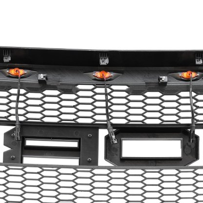 Raptor Style Front Grill Matte Black Grille for 2009-2014 F150 F-150 