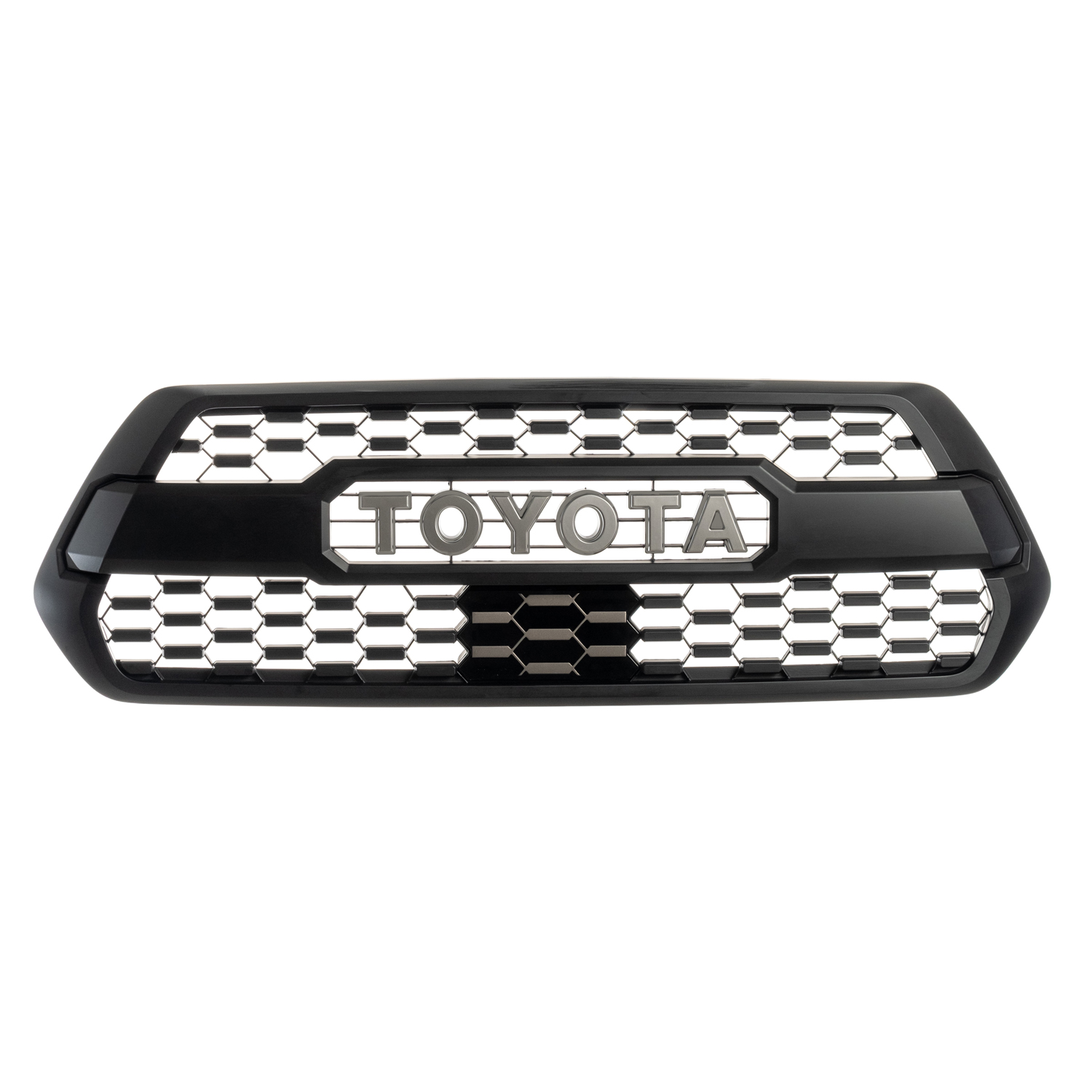 For 2016-2023 Toyota Tacoma Grill Front Bumper Grille With Sensor Cover Matte Black