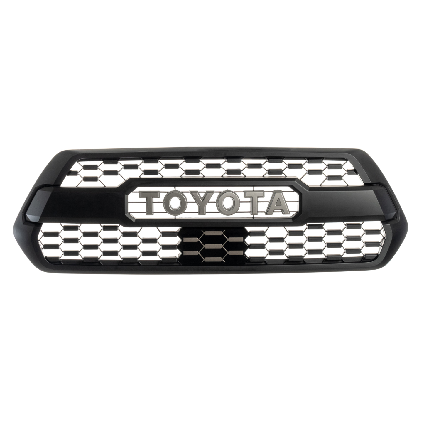 For 2016-2023 Toyota Tacoma Grill Front Bumper Grille With Sensor Cover Matte Black