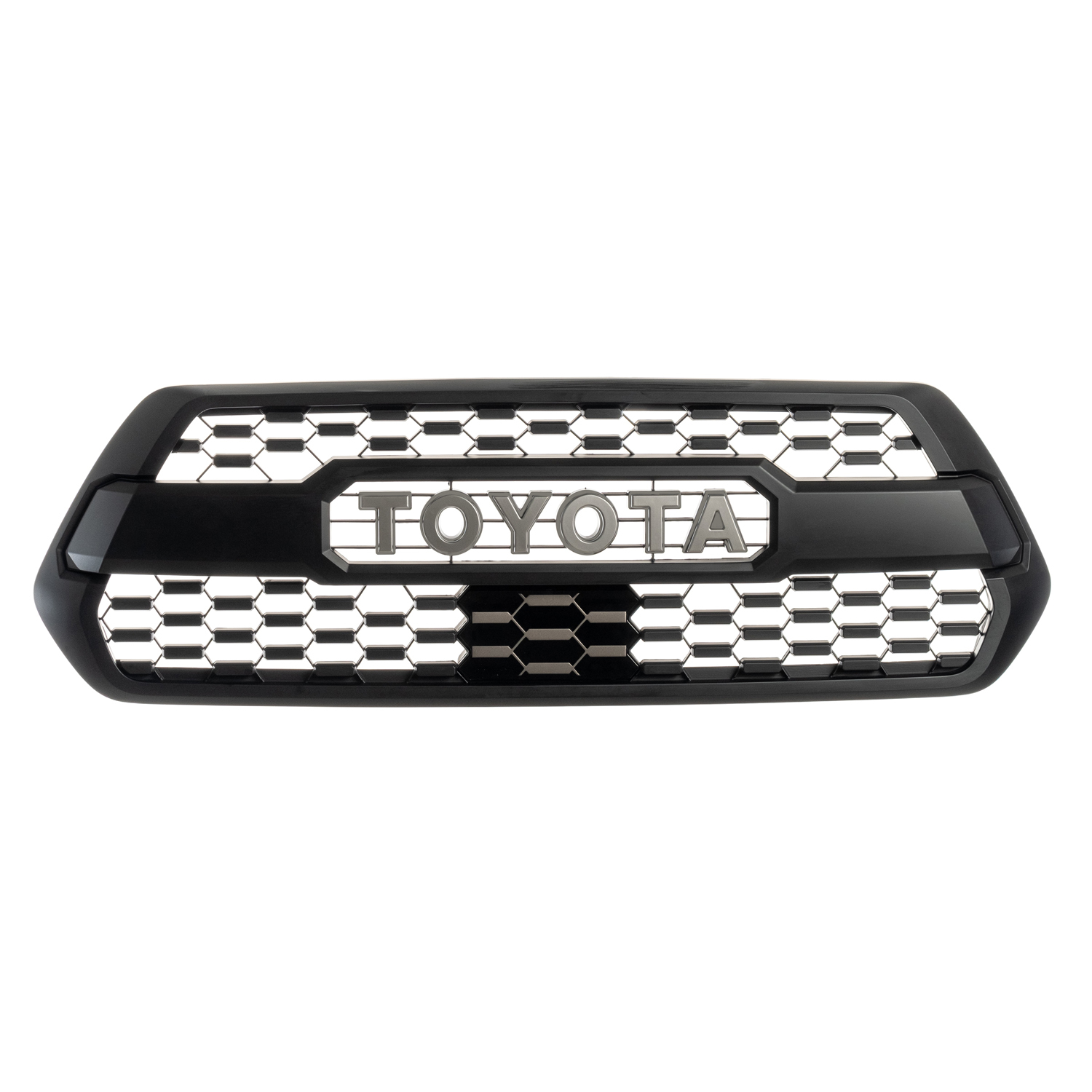 For 2016-2023 Toyota Tacoma Grill Front Bumper Grille With Sensor Cover Matte Black