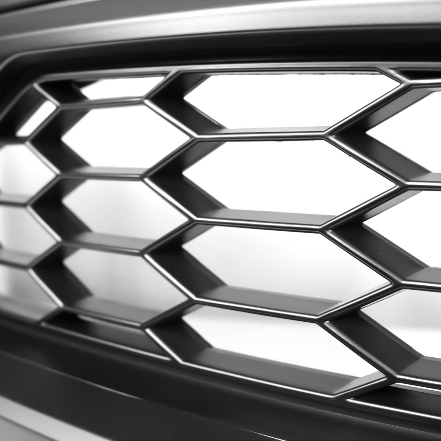 For 2008-2010 Ford F250 F350 Super Duty Grill Raptor Style Front Grille W/ Light & Letter Matte Black