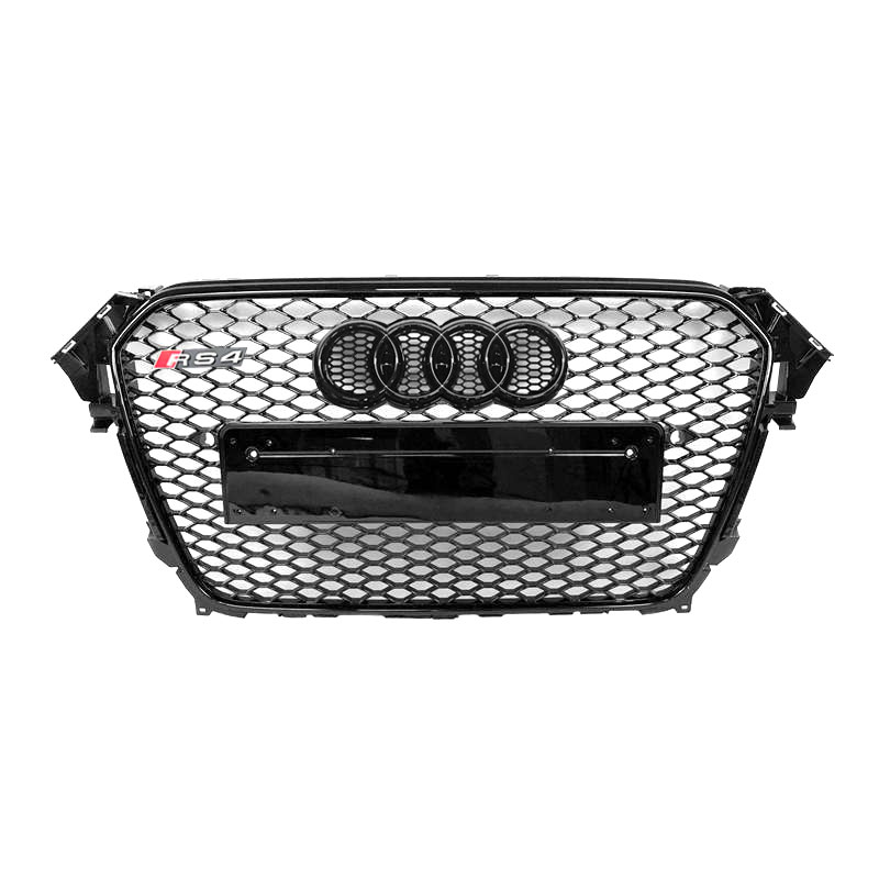 For 2013-2015 Audi A4 S4 B8.5 Grill RS4 Style Front Grille Honeycomb Radiator
