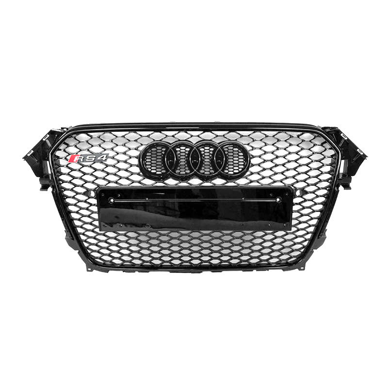 For 2013-2015 Audi A4 S4 B8.5 Grill RS4 Style Front Grille Honeycomb Radiator