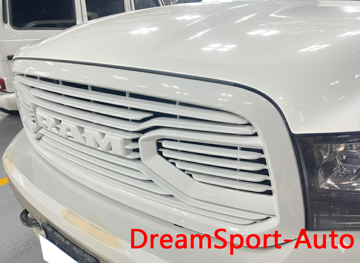 Black Friday Sale Front Grille For 2013-2018 Dodge Ram 1500 Grill Big Horn Style Mesh Bright White