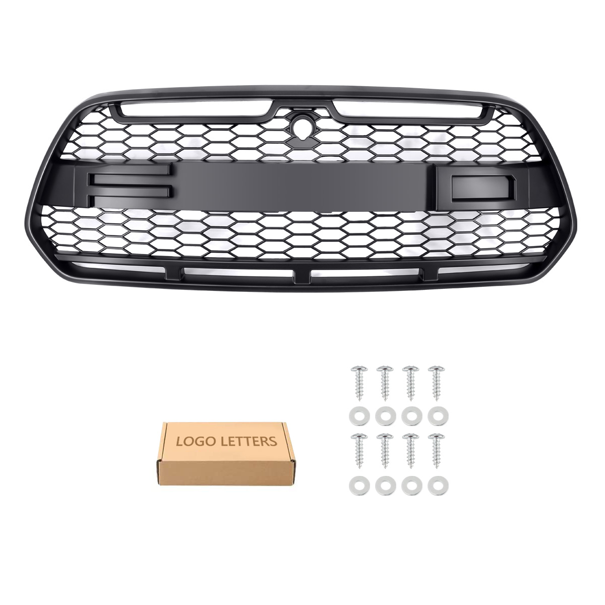 For 2015 2016 2017 2018 Ford Transit MK8 Front Bumper Grille Raptor Style Grill Matte Black