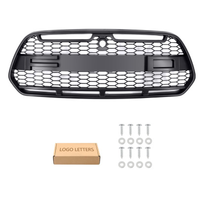 For 2015 2016 2017 2018 Ford Transit MK8 Front Bumper Grille Raptor Style Grill Matte Black