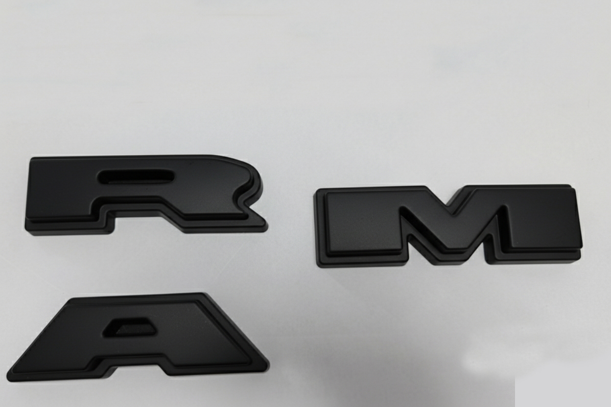 Matte Balck Front Grill For 2013-2018 Dodge Ram 2500 3500 Grille LTD Style Mesh with Letter 